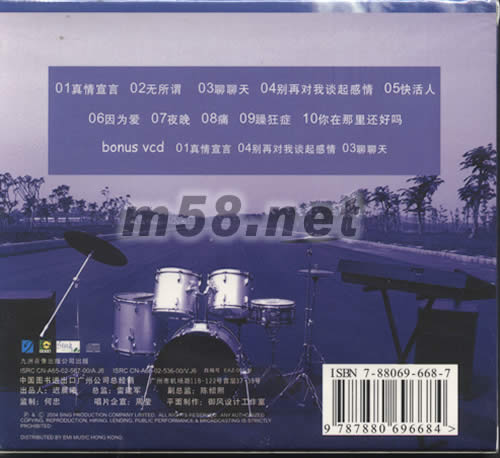 別再對(duì)我談起感情專輯背面圖片