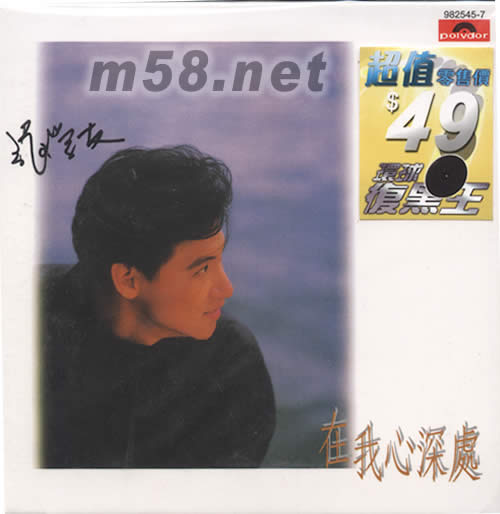 環球復黑王系列之張學友 在我心深處專輯正面圖片