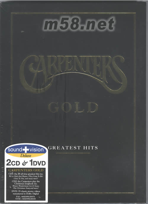 GOLD GREATEST HITS 2CD+DVD專(zhuān)輯正面圖片