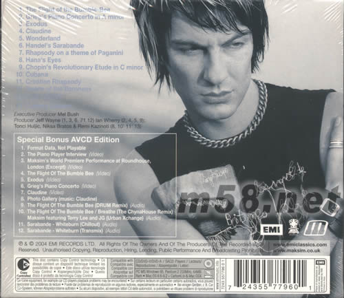 THE PIANO PLAY BONUS AVCD EDITION專(zhuān)輯背面圖片