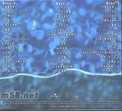 珍藏集3IN1專輯背面圖片