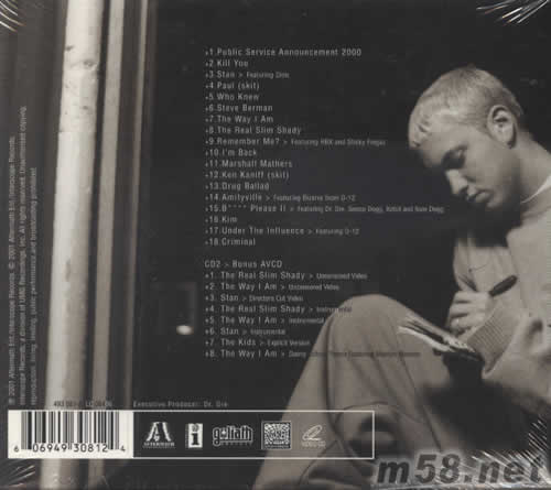 THE MARSHALL MATHERSLP專輯背面圖片