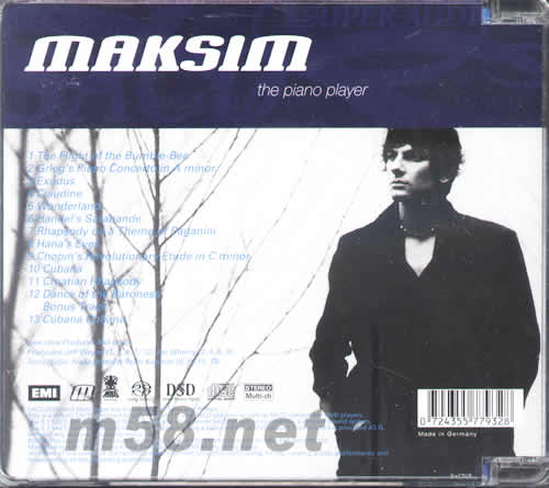 The Piano Player SACD專輯背面圖片