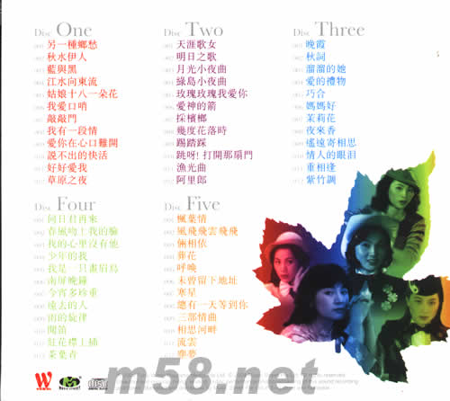 鳳采再現 2004復出巡回演唱會珍藏專輯專輯背面圖片