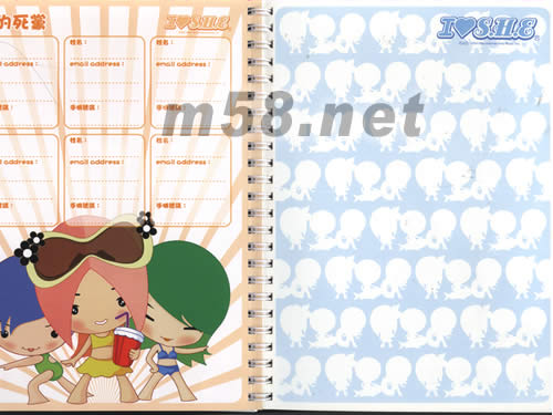 萬用記事簿(雪白樂團特別限量版)內頁局部圖片