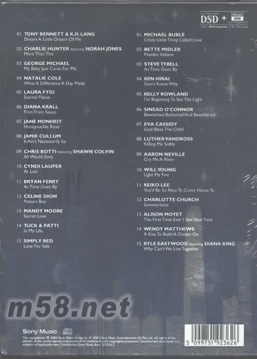 JAZZ ON THE CITY專輯背面圖片