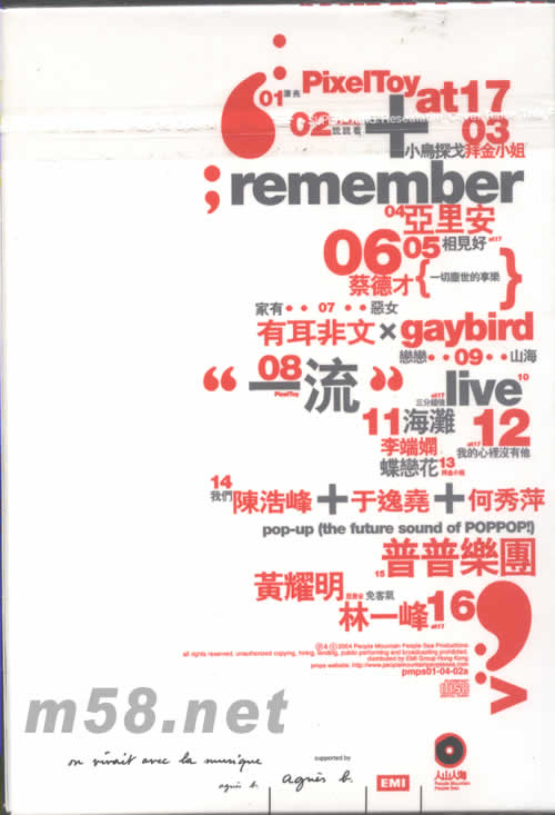 The Good The Bad & The Ugly專輯背面圖片