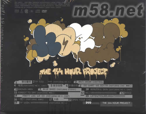 Hazy專輯背面圖片