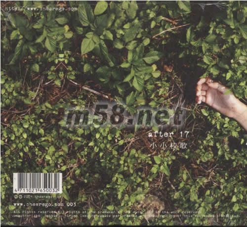 AFTER 17 小小校歌(單曲碟)專輯背面圖片