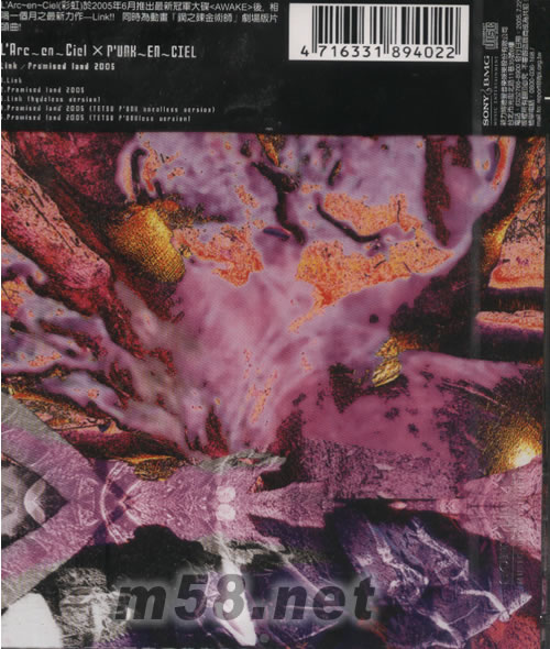 LINK專輯背面圖片