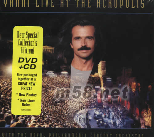 YANNI LIVE AT THE ACROPOLIS(雅典衛(wèi)城音樂會) 美版專輯正面圖片