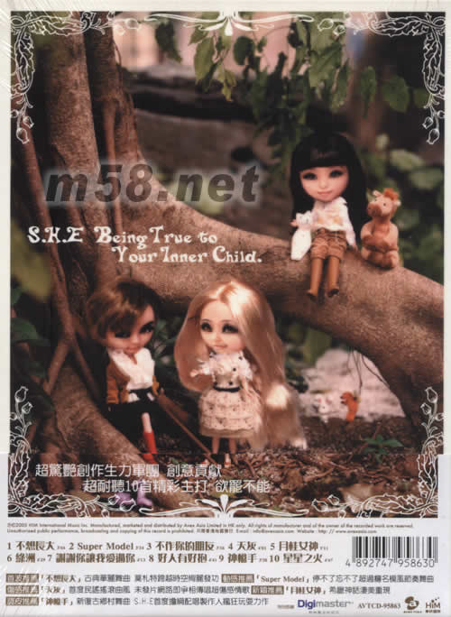 不想長大(銀色唱盤造型桌歷香港預購版)專輯正面圖片