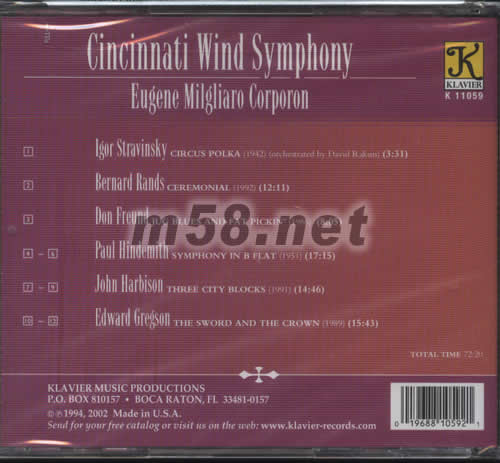 PARADIGM范例專輯背面圖片