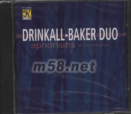 大提琴與鋼琴的格言DRINKALL BAKER DUO APHORISMS FOR CELLO AND PIANO專輯正面圖片
