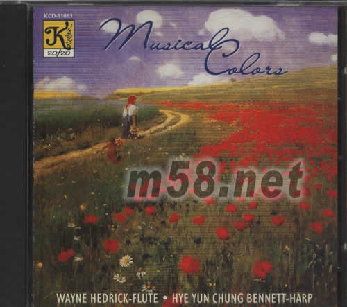 音樂(lè)的色彩MUSICAL COLORS(長(zhǎng)笛與豎琴奏鳴曲)專(zhuān)輯正面圖片