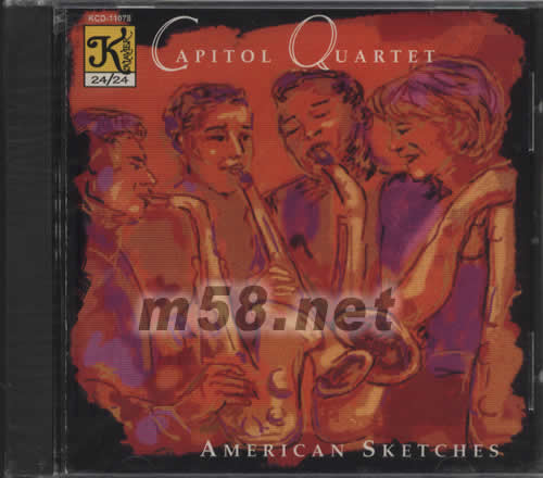 國會大廈四重奏CAPITOL QUARTET AMEICAN SKETCHES美國人素描專輯正面圖片