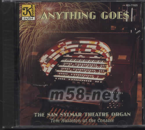 ANYTHING GOES THE SAN SYLMAR THEATRE ORGAN專輯正面圖片