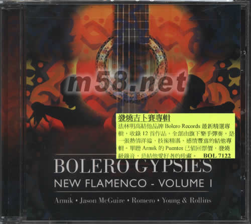 發(fā)燒吉卜賽專(zhuān)輯NEW FLAMENCO VOLUME 1專(zhuān)輯正面圖片