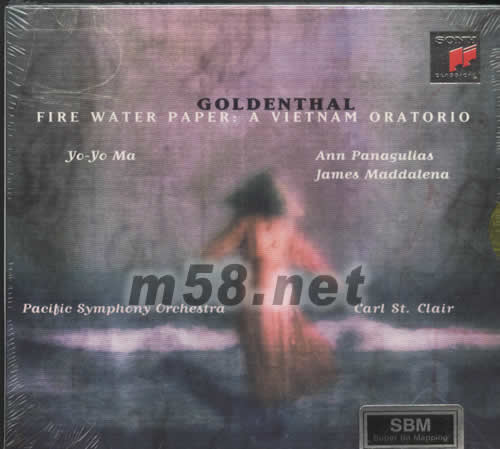 GOLDENTHAL FIRE WATER PAPER A VIETNAM ORATORIO專輯正面圖片