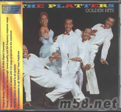 THE PLATTERS GOLDEN HITS專輯正面圖片
