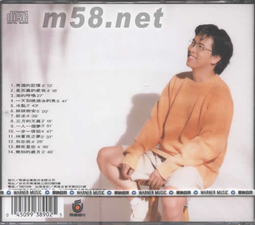 一天到晚游泳的魚專輯背面圖片