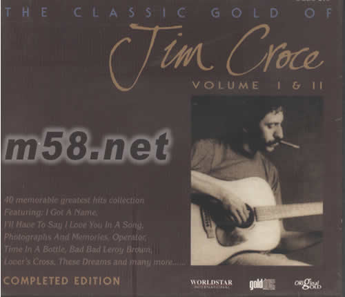THE CLASSIC GOLD OF JIM CROCE 2CD(金碟)專輯正面圖片