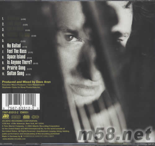 SPACE ISLAND專輯背面圖片