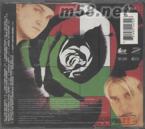 HAPPY NATION專(zhuān)輯背面圖片