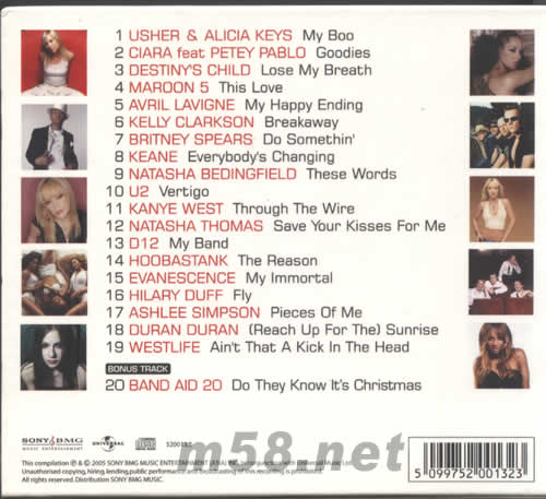 HOT專輯背面圖片