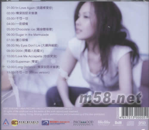 DAY&NIGHT專輯背面圖片