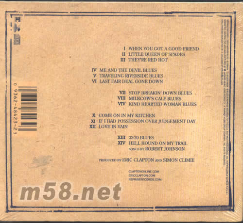 Me and Mr Johnson專輯背面圖片