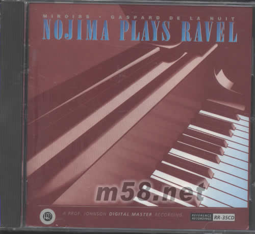 拉威爾發(fā)燒版鋼琴作品選NOJIMA PLAYS RAVEL專輯正面圖片