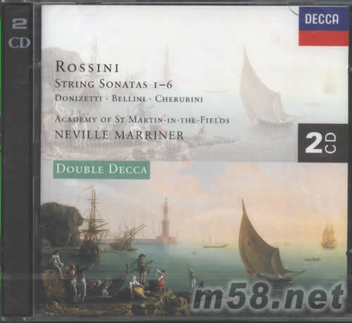 ROSSINI:STRING SONATAS 1-6 羅西尼 弦樂奏鳴曲(古典愛好者必備)專輯正面圖片