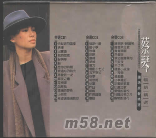 暢銷金曲 國語原聲精選專輯背面圖片