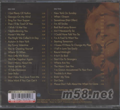 THE VERY BEST OF CAROL KIDD專輯背面圖片