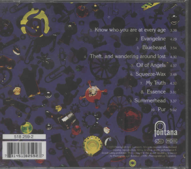 Four-Calendar Cafe專輯背面圖片