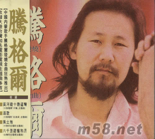 騰格爾發(fā)燒(金曲)專輯正面圖片