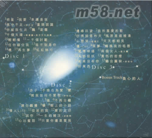 星之旅全經典集專輯背面圖片