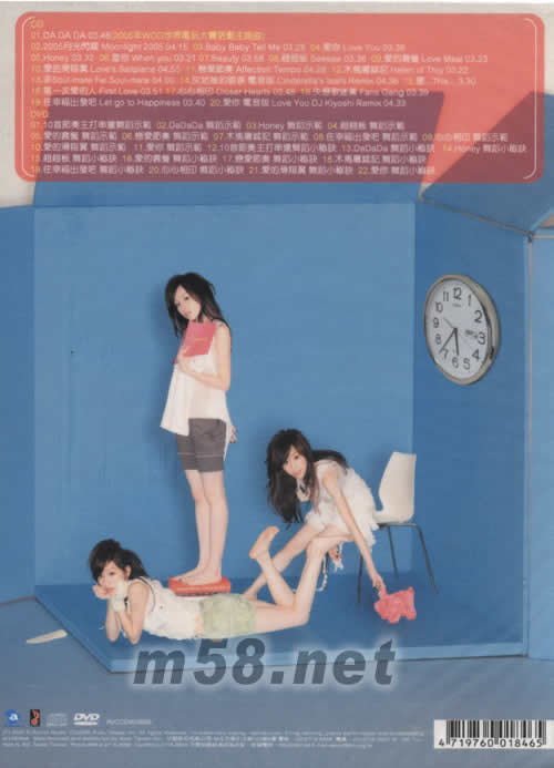 閃耀2005新歌+節奏精選專輯背面圖片