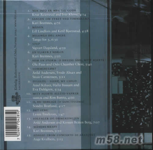 30 YEARS’FIDELITY KKV 30周年精選人聲(30年的忠誠,產(chǎn)自娜威)專輯背面圖片