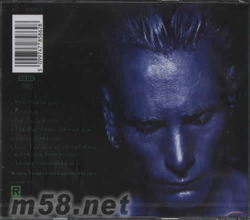 Alien Love Secrets專輯背面圖片