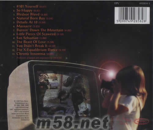 Flex-Able Leftovers專輯背面圖片