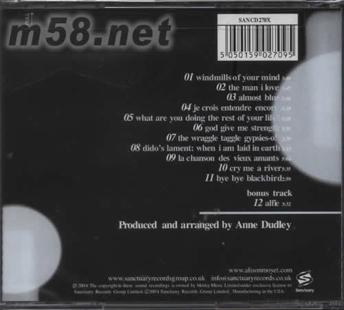 VOICE專輯背面圖片