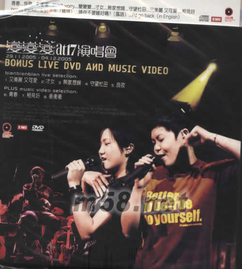 變變變 (CD+DVD)專輯背面圖片