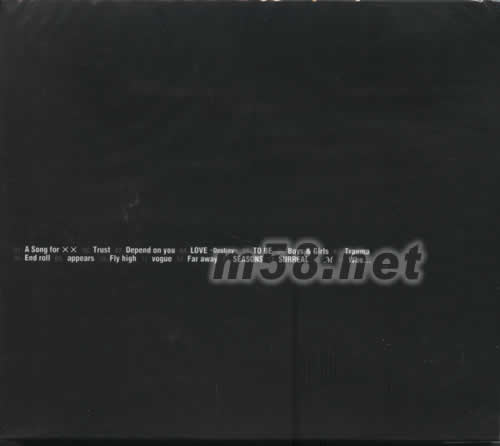 AYUMI HAMASAKI/A BEST(海外版)專輯背面圖片