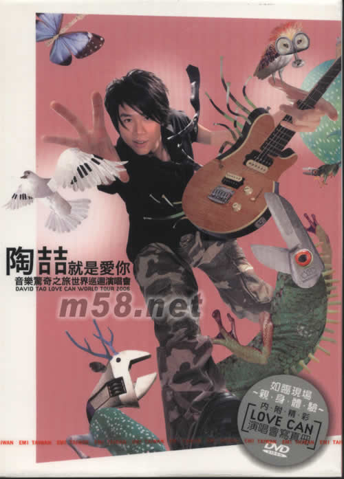 就是愛你音樂驚奇之旅世界巡回演唱會DVD專輯正面圖片