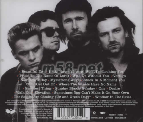 18 SINGLES專輯背面圖片