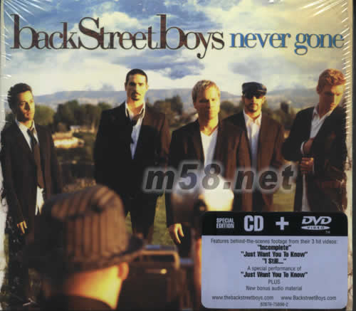 NEVER GONE CD+DVD專輯正面圖片