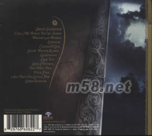 THE OPEN DOOR搖滾圣門專輯背面圖片