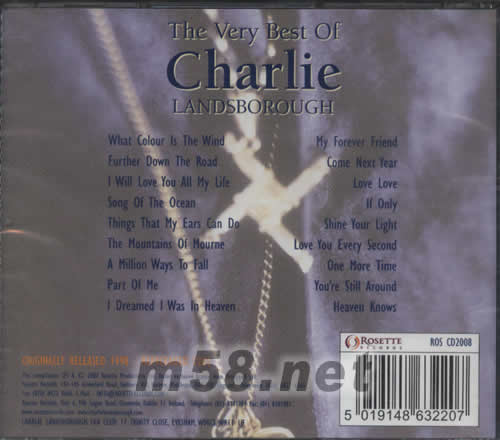 The Very Best Of 差利 蘭保夫精選專輯背面圖片